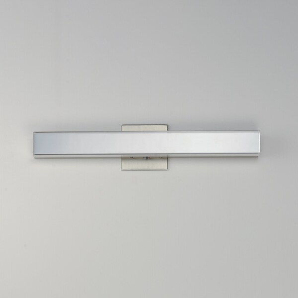 Edge 24'' LED Bath Vanity CCT Select, Satin Nickel